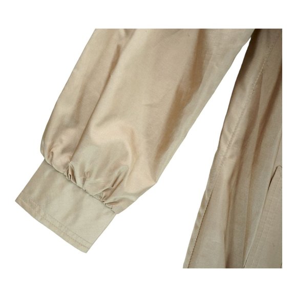 CLAUDIA BARNES Women's Tan Raincoat Size XS‎ 100% Polyester - Picture 5 of 8
